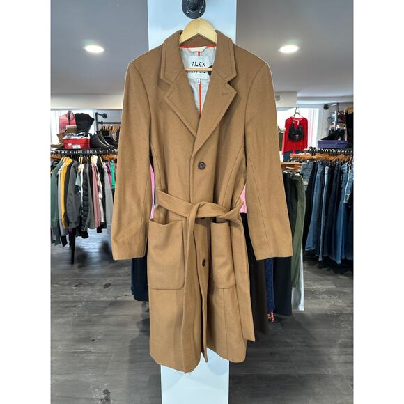 Alex Mill Wool Blend Long Coat Size L